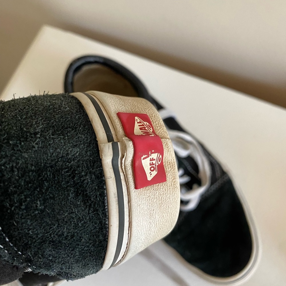 black and white vans